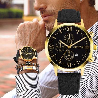 Juego de Reloj Empresarial con Pulsera y Collar para Hombre - Image 11