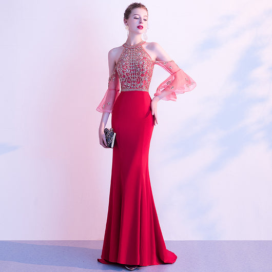 Vestido de Noche Texturizado Lujo para Mujer - Colección Premium - Image 6