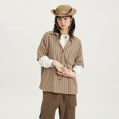 Camisa Retro Japonesa Suelta Estilo Universitario - Image 4