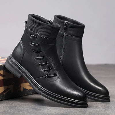 Botas Chelsea de Cuero British Premium para Hombre - Cálidas y Elegantes - Image 10