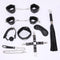 Set de Entrenamiento Íntimo 7 Piezas con Esposas de Cuero y Accesorios