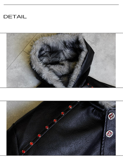 Abrigo de Invierno para Hombre con Forro Polar y Cuello de Piel - Image 16