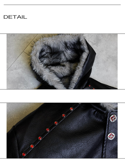 Abrigo de Invierno para Hombre con Forro Polar y Cuello de Piel - Image 16