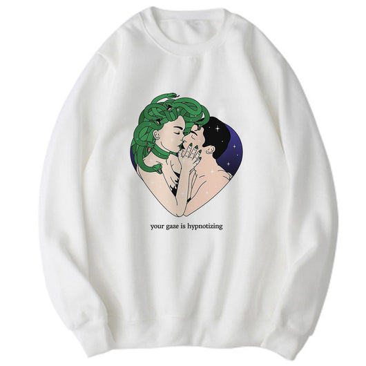 Suéter Harajuku Retro Talla Grande Manga Larga - Image 8