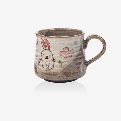 Taza Cerámica Artesanal Japonesa con Diseño Cartoon Pintado a Mano - Image 16