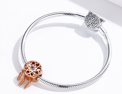 Pulsera Atrapasueños con Corazón y Cuentas Personalizables para Niñas - Image 5