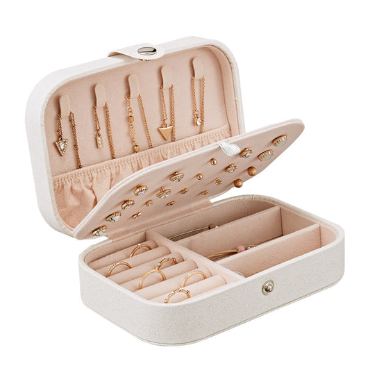 Organizador de Joyas de Dos Niveles Estilo Coreano para Aretes y Anillos - Image 8