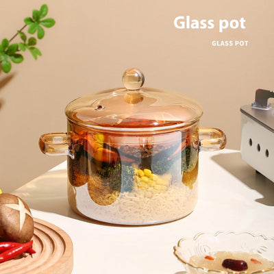 Tetera de Vidrio Borosilicato Doble Asa para Cocina - Image 4