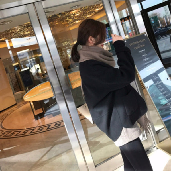 Abrigo de Lana Elegante para Invierno - Estilo Hong Kong con Forro Térmico