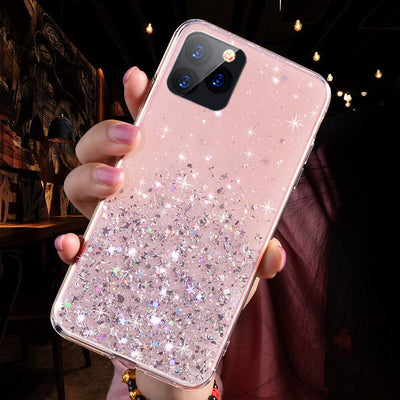 Funda Transparente de Epoxi con Estrellas y Brillo Degradado para Teléfono - Image 4