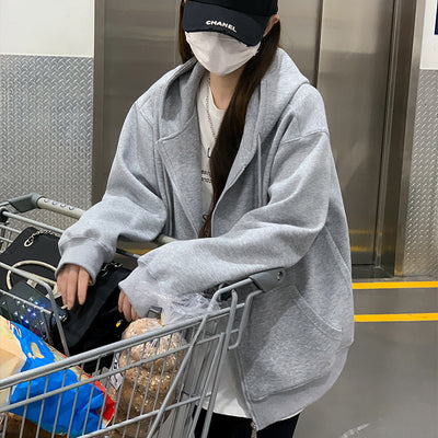 Cardigan Coreano Oversize Estilo Casual