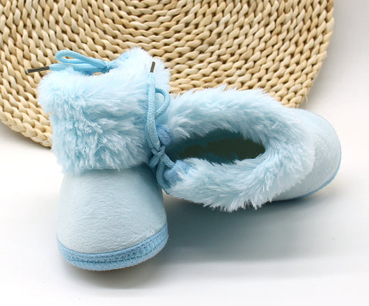Zapatos de Bebé de Algodón Grueso con Suela Antideslizante y Terciopelo Suave - Image 10