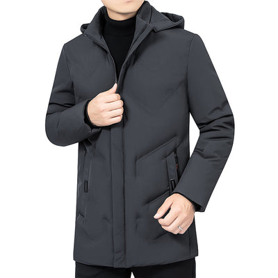 Abrigo de Algodón para Hombre Maduro - Chaqueta de Invierno Casual - Image 3