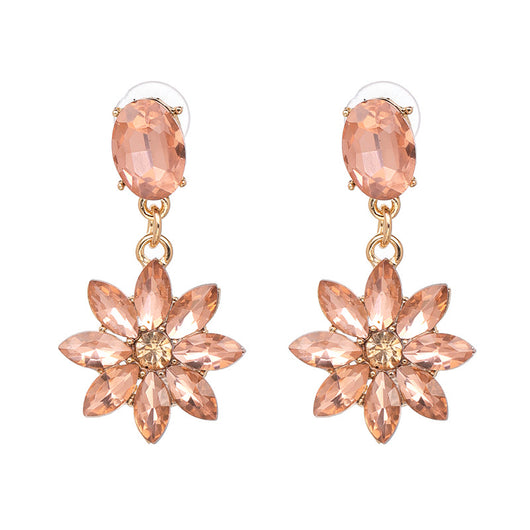 Aretes Retro de Perla y Diamante en Aleación - Image 15