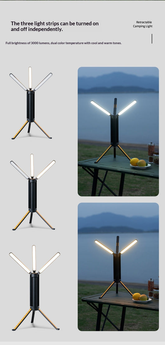 Linterna Telescópica de Camping Negra - Image 7