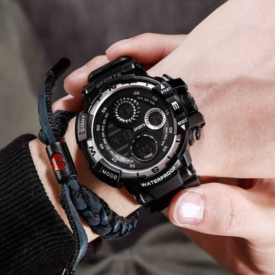 Reloj Deportivo LED Impermeable para Estudiantes - Pantalla Grande - Image 3