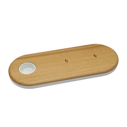 Cargador Inalámbrico de Madera Natural - Image 13