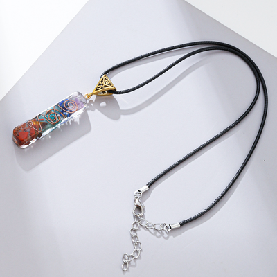 Colgante de Cristal Curativo Reiki con Piedra Natural para 7 Chakras - Image 73