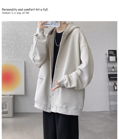 Cardigan de Pana Texturizada para Hombre - Otoño/Invierno - Image 12
