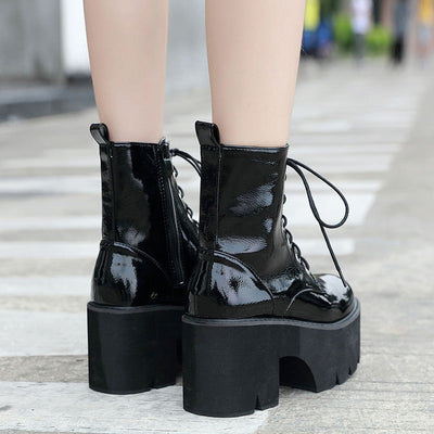 Botas de Tacón Alto con Cordones - Image 5