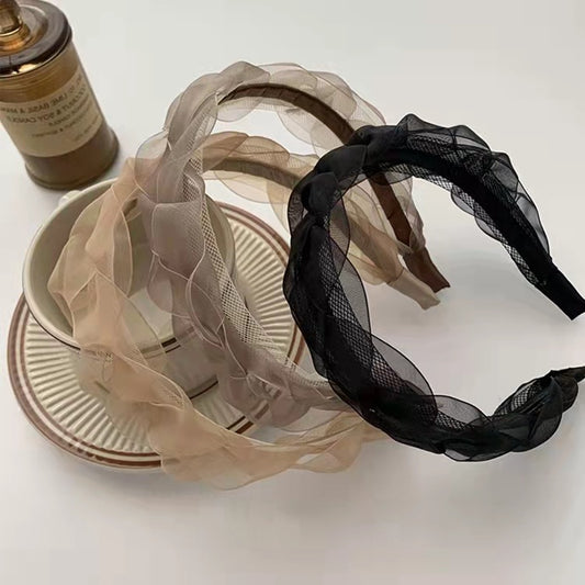 Diadema de Malla Premium para Limpieza Facial y Accesorios para el Cabello