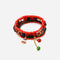 Pulsera Tejida de Moda con Detalles en Contraste para Mujer