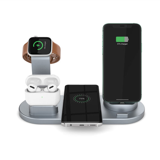 Base de Carga Inalámbrica 3 en 1 para Reloj Inteligente, Teléfono y Auriculares - Image 9