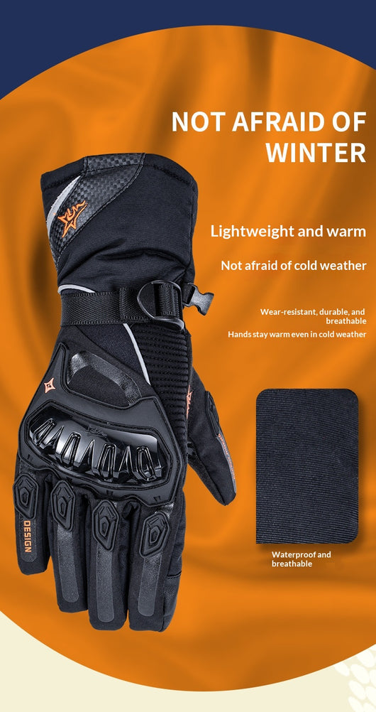 Guantes Térmicos para Motocicleta con Pantalla Táctil - Image 13