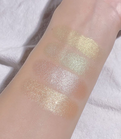 Paleta de Iluminadores Cuatro Tonos con Sombras Brillantes - Image 10