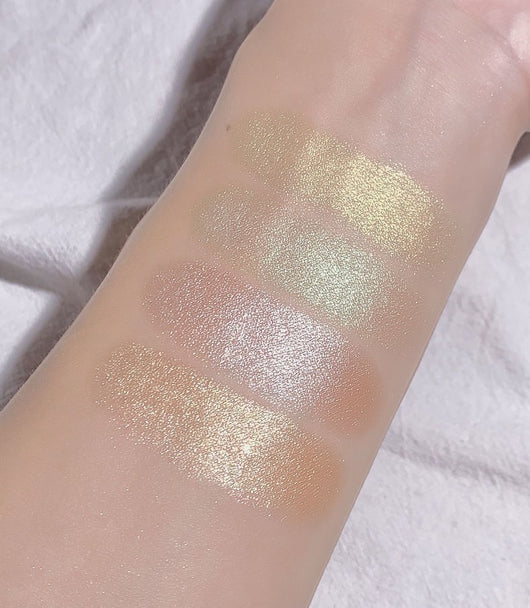 Paleta de Iluminadores Cuatro Tonos con Sombras Brillantes - Image 10