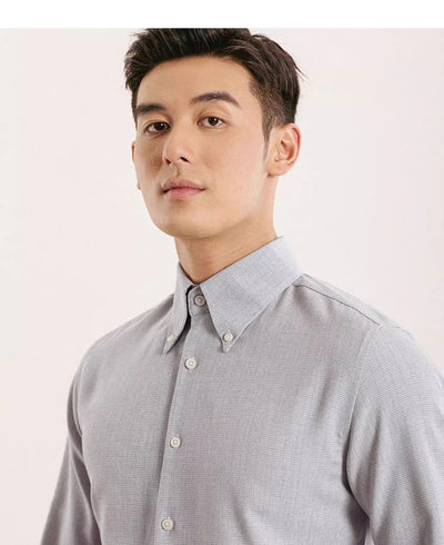 Camisa Casual de Cuadros Hombre Manga Larga sin Planchado - Image 17