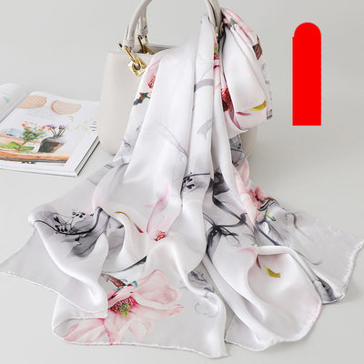Pañuelo de Seda Estampado para Mujer - Image 15
