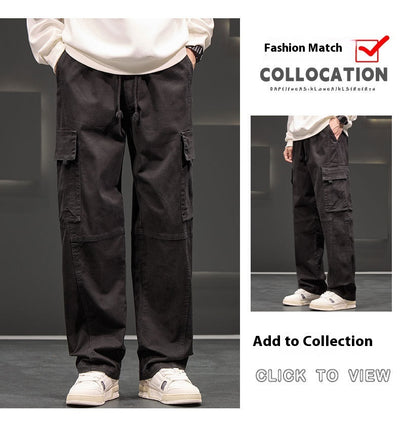Pantalones Cargo Oversized Sueltos para Otoño e Invierno - Image 17