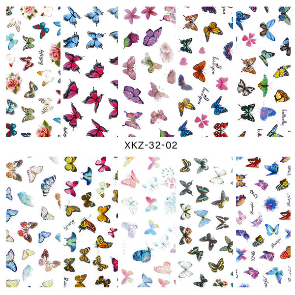 Papel Decorativo para Uñas Mariposas, Flores y Estrellas - Edición Día de Enamorados - Image 5