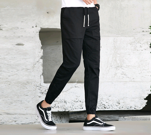 Pantalones Harem Casuales para Hombre - Estilo Moderno y Cómodo - Image 8