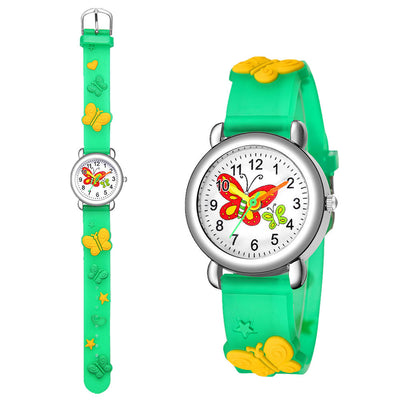 Reloj Infantil con Diseño de Mariposas - Cuarzo Resistente - Image 4