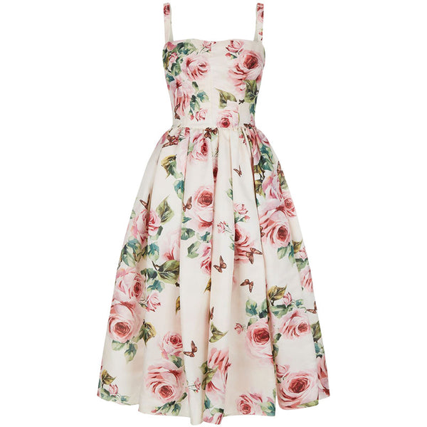 Vestido Voluminoso con Estampado de Rosas - Image 12
