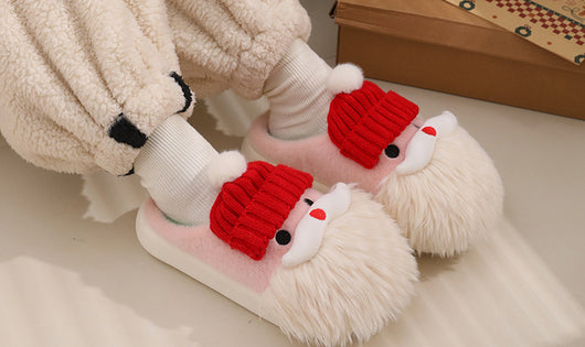 Pantuflas Navideñas Santa Claus Cálidas y Antideslizantes para Mujer - Image 9