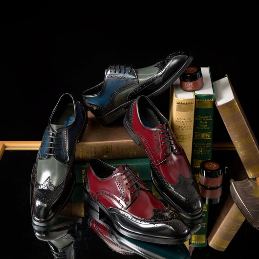 Zapatos Formales de Cuero para Hombre Punta Cuadrada Estilo Británico - Image 8
