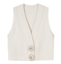Cardigan Tejido Femenino - Abrigo Botones Elegante - Image 14