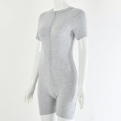 Jumpsuit Cuello Redondo Manga Corta - Image 10