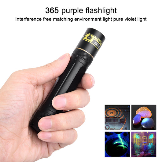 Linterna Detectora UV 365nm - Lámpara de Luz Negra para Inspección Profesional - Image 5
