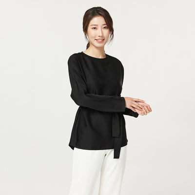 Blusa de Seda Satinada Suelta y Elegante para Mujer - Image 7