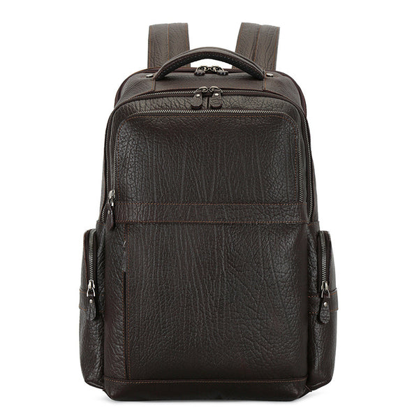 Mochila para Laptop de Cuero Genuino 156 Pulgadas - Capacidad Profesional - Image 4