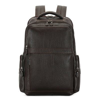 Mochila para Laptop de Cuero Genuino 156 Pulgadas - Capacidad Profesional - Image 4