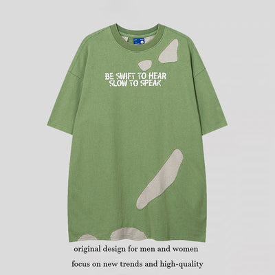 Playera Bicolor Manga Corta Unisex con Contraste - Image 5