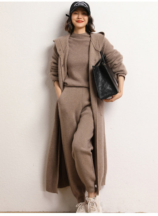 Abrigo Trench Grueso con Capucha y Botones de Cuerno - Image 13