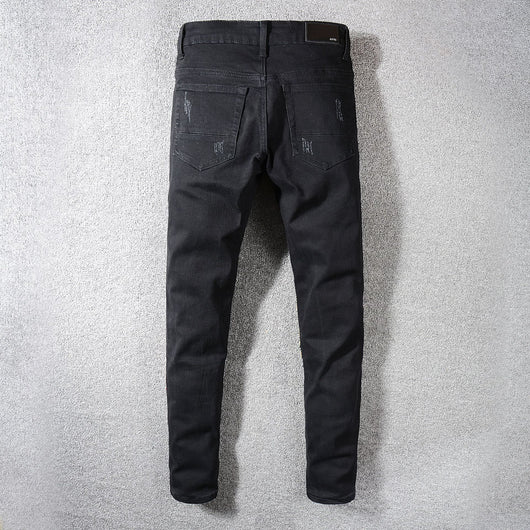 Pantalones Rotos con Parches Estilo Urbano - Image 5