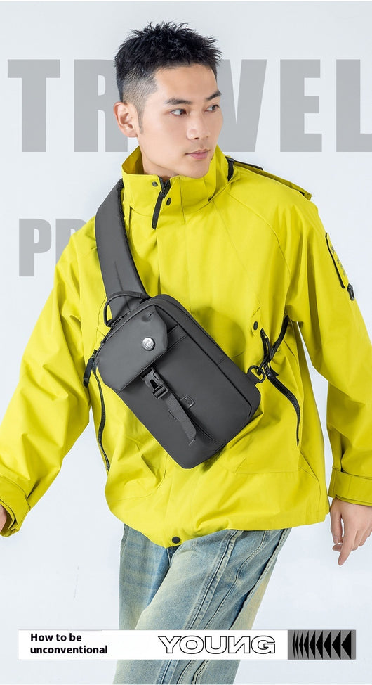 Mochila Casual de Gran Capacidad con Bolsa Pectoral - Diseño Moderno y Funcional - Image 24