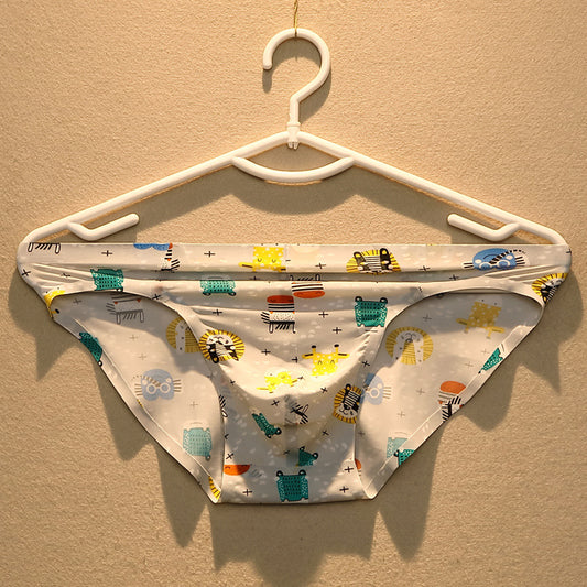 Calzoncillos Hombre Ice Silk sin Costuras Artísticos